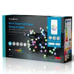 Nedis Smart Belysning|Utendørs Belysning|SmartLife Lyslenke RGB 5 m