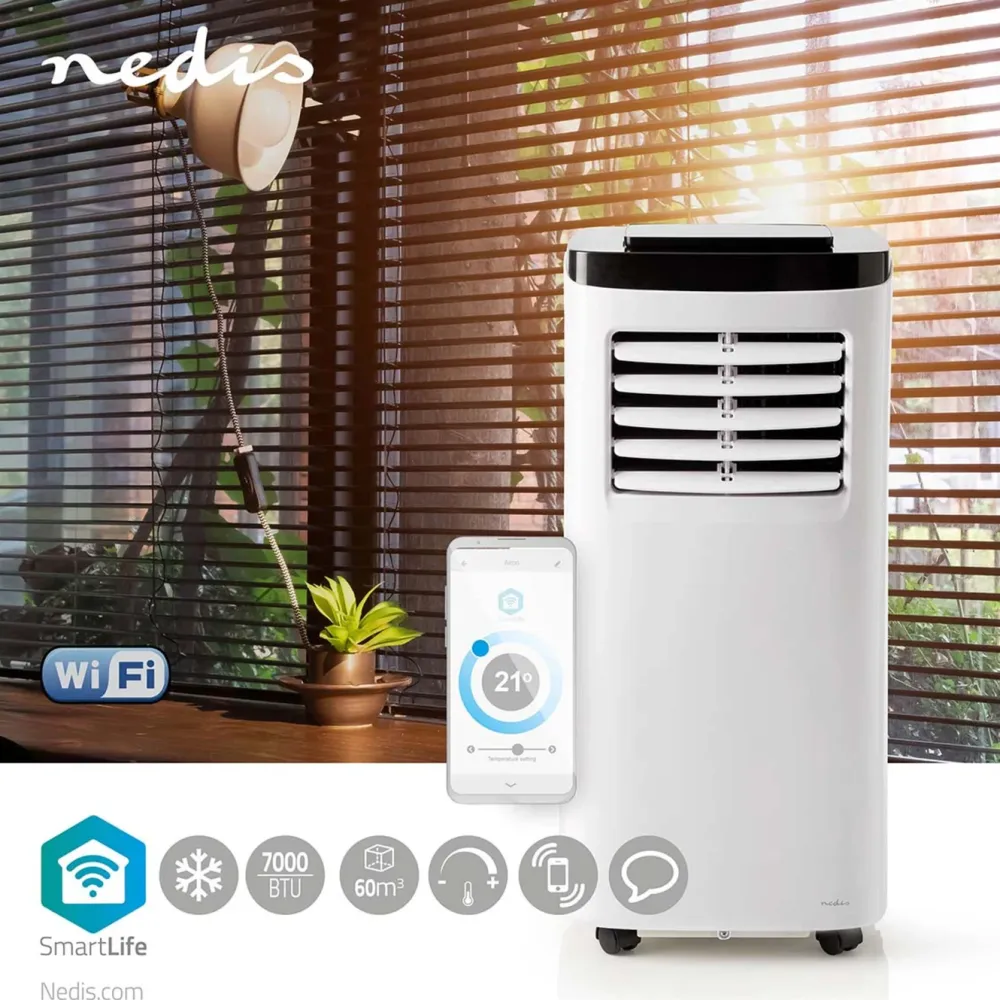 Nedis Inneklima|SmartLife portabel AC med wifi 7000 BTU