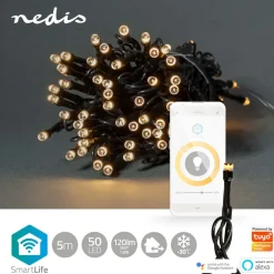 Nedis Smart Belysning|Utendørs Belysning|SmartLife Varmhvit Lyslenke 5 m