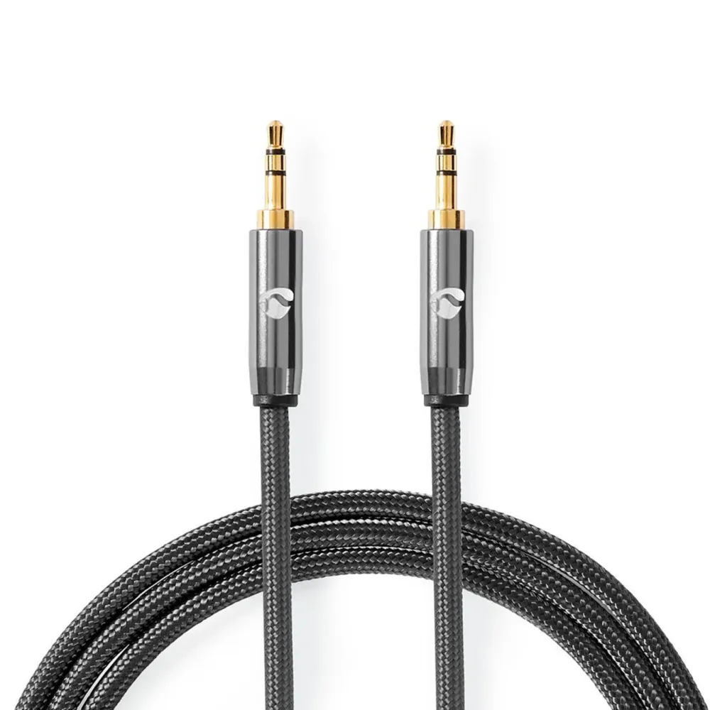 Nedis Lyd- & Videokabler|Stereolydkabel 3,5 mm hann til hann 5 m