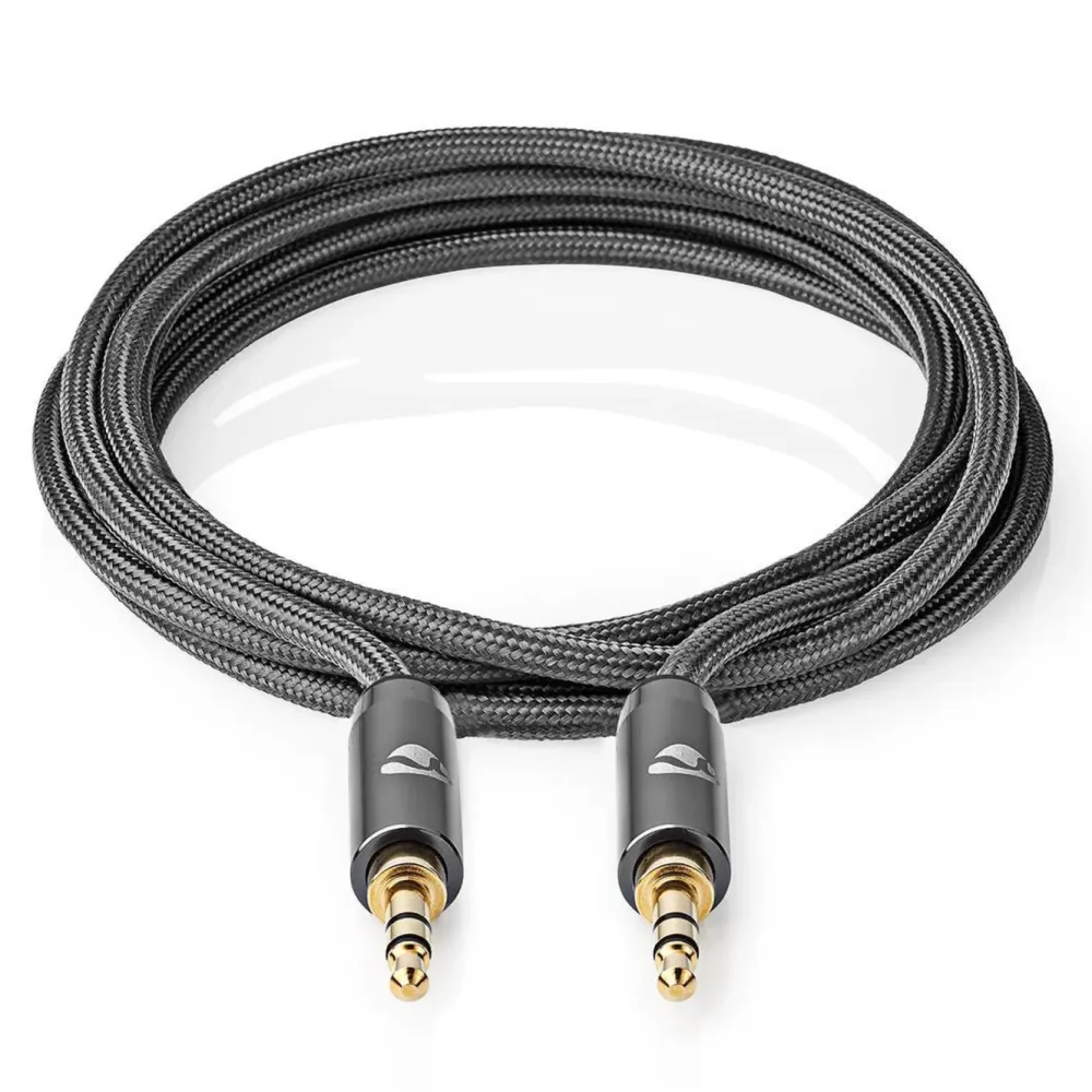 Nedis Lyd- & Videokabler|Stereolydkabel 3,5 mm hann til hann 5 m