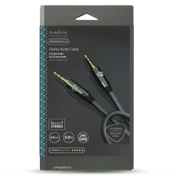 Nedis Lyd- & Videokabler|Stereolydkabel 3,5 mm hann til hann 5 m