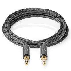 Nedis Lyd- & Videokabler|Stereolydkabel 3,5 mm hann til hann 2 m