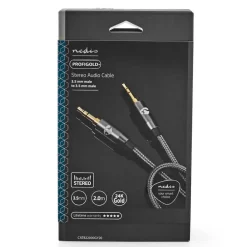 Nedis Lyd- & Videokabler|Stereolydkabel 3,5 mm hann til hann 2 m