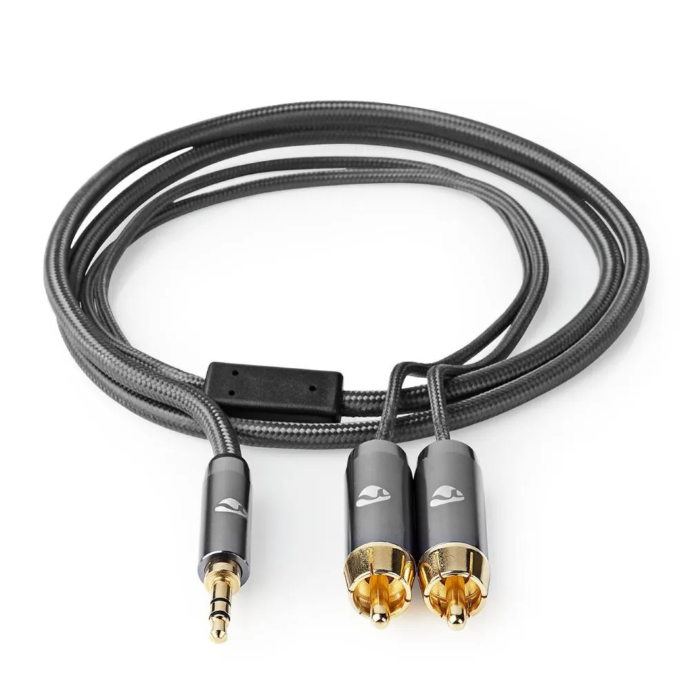 Nedis Lyd- & Videokabler|Stereolydkabel 3,5 mm til 2x RCA 5 m