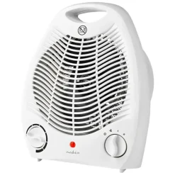 Nedis Inneklima|Varmevifte 1000/2000 W med veltsikring Hvit