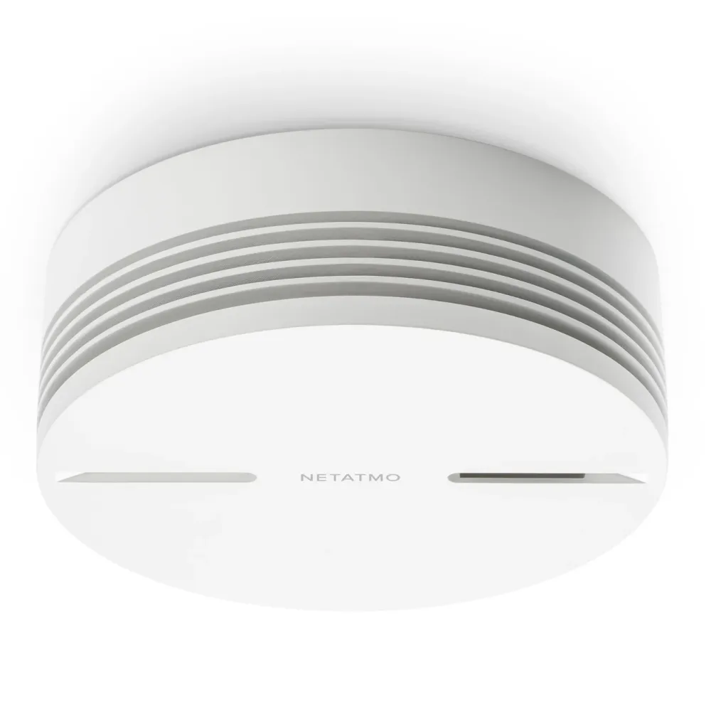 Netatmo Smarte Sensorer|Brannvern|Smart røykvarsler 1-pk.