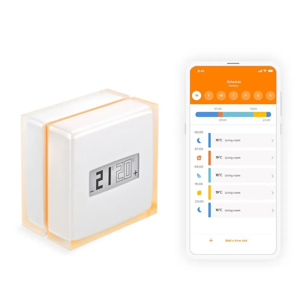 Netatmo Inneklima|Temperaturkontroll|Smart Thermostat for varmesystem