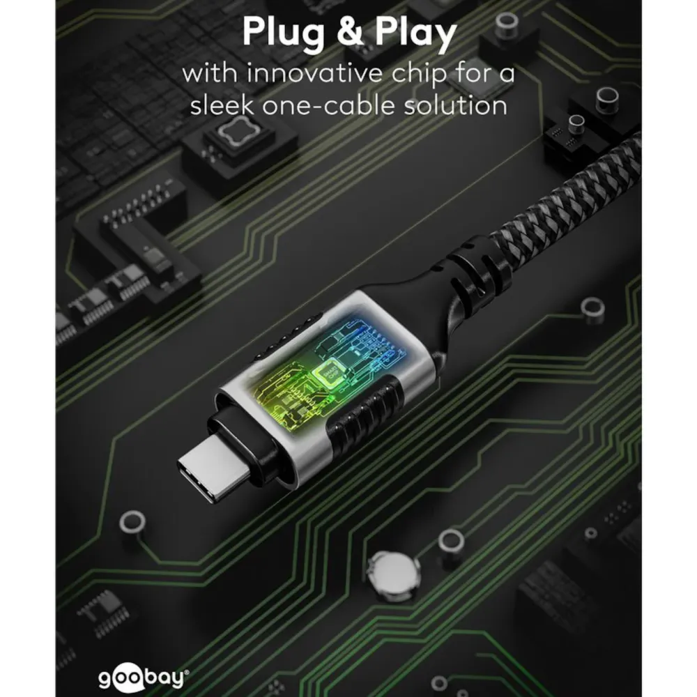 Kjell Nettverkskort For Kablet Nettverk17|Nettverkskabler|Nettverkskabel med USB-tilkobling USB-C 2 m