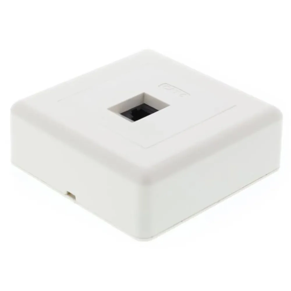 Kjell Tilbehør Og Installasjon|Kabler For Nettverk|Nettverksuttak 1-port, Cat 6