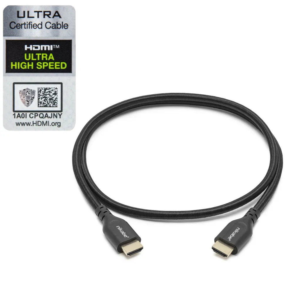 Nikabe Hdmi|Kabler Og Adaptere|HDMI-kabel med 8K-støtte 1 m