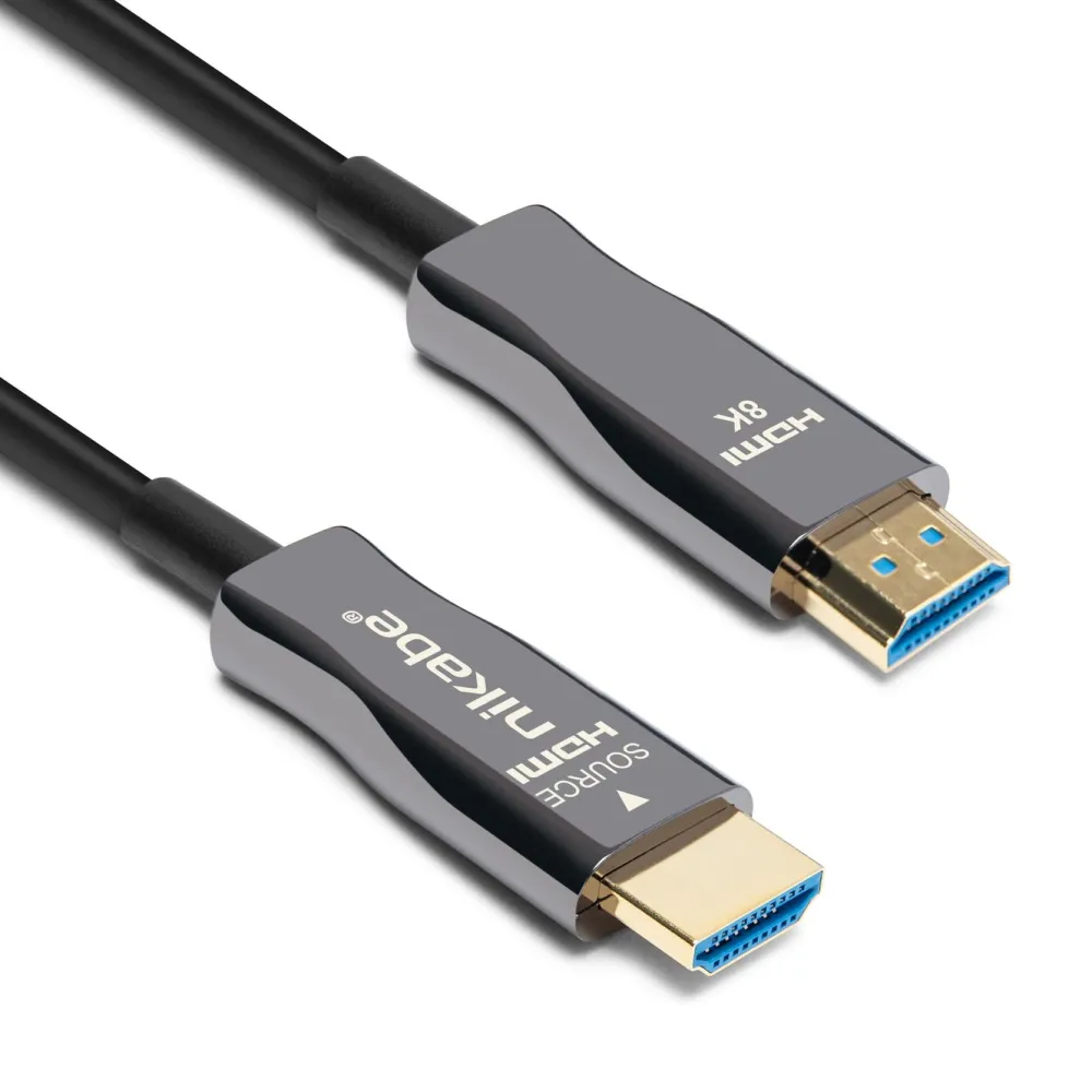 Nikabe Hdmi|Kabler Og Adaptere|Optisk Ultra High Speed HDMI 2.1-kabel 10 m