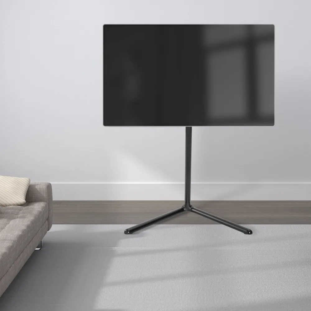 Nikabe Tv Og Tilbehør|V-base-gulvstativ for TV-er på 49-70" Svart