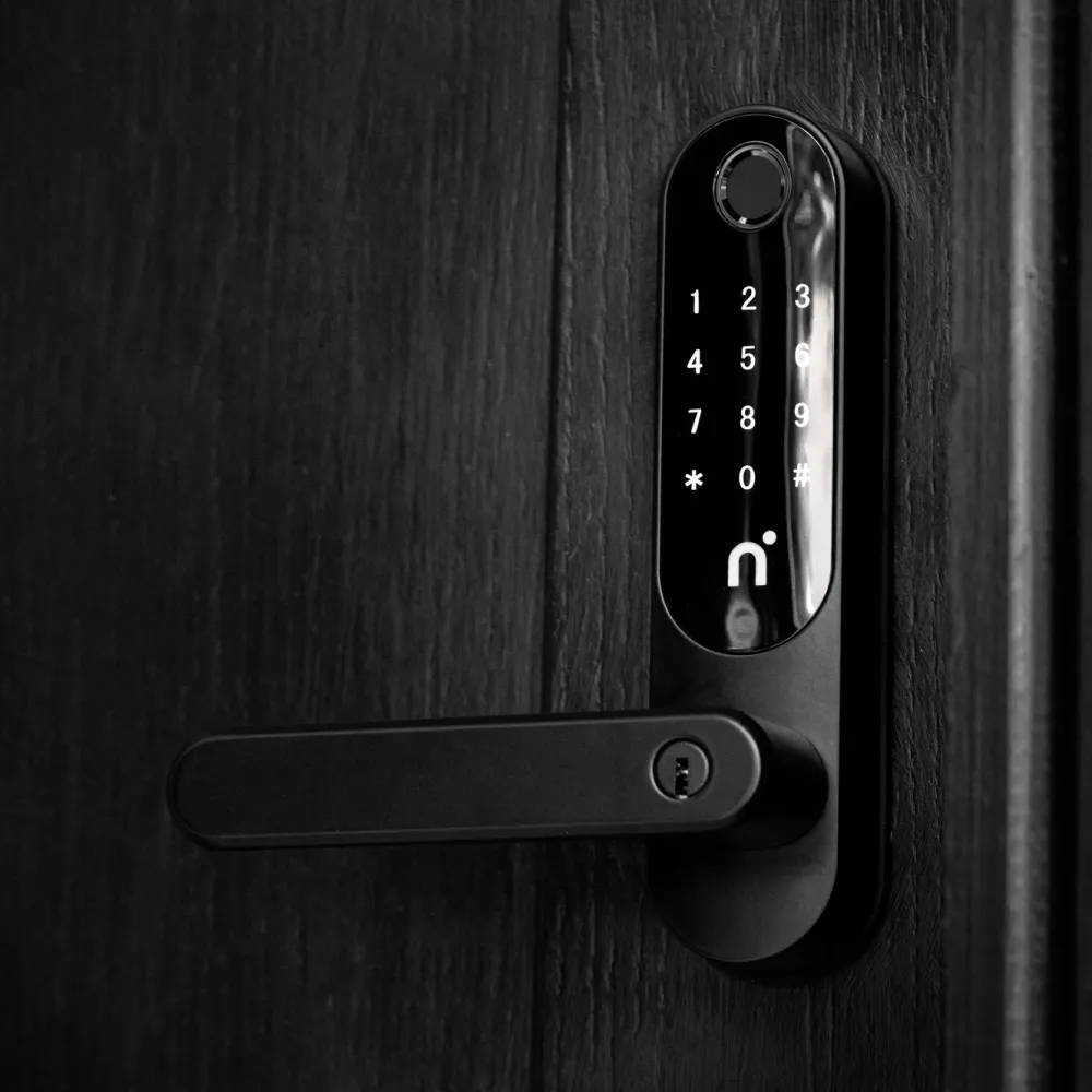 Nimly Låser|Smarte Lås|Touch Pro Elektronisk dørlås med fingeravtrykksleser