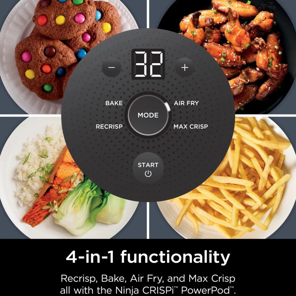 Ninja Kjøkken Og Spisestue|CRISPi 4-i-1 airfryer 1700 W