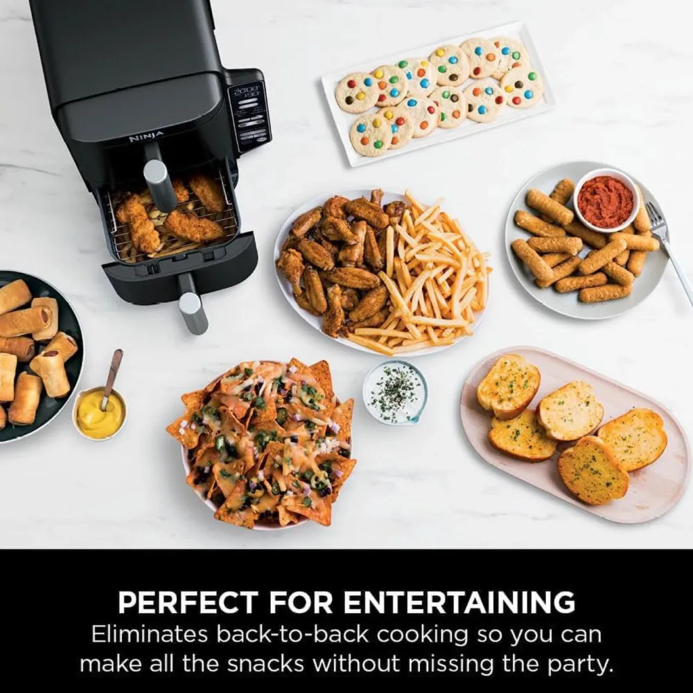 Ninja Kjøkken Og Spisestue|Stacked Dual Zone airfryer 7,6 L