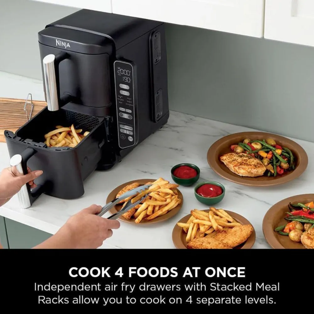 Ninja Kjøkken Og Spisestue|Stacked Dual Zone airfryer 7,6 L