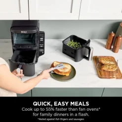 Ninja Kjøkken Og Spisestue|Stacked Dual Zone airfryer 7,6 L