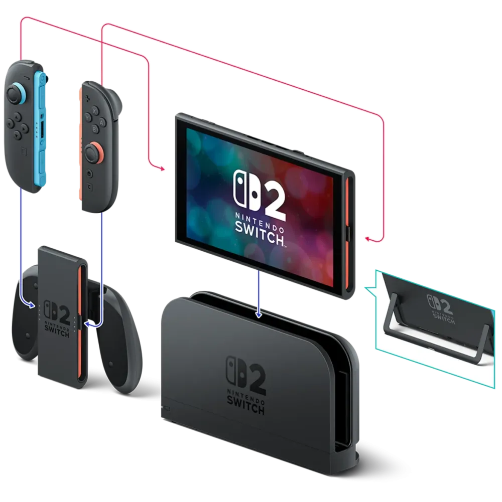 Nintendo Spillkonsoll|Switch 2 Spillkonsoll 7,9''