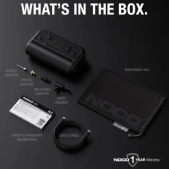 Noco Fritid|Sykkelbelysning|Air AL5 portabel luftkompressor med powerbank