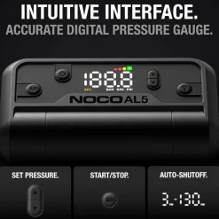 Noco Fritid|Sykkelbelysning|Air AL5 portabel luftkompressor med powerbank