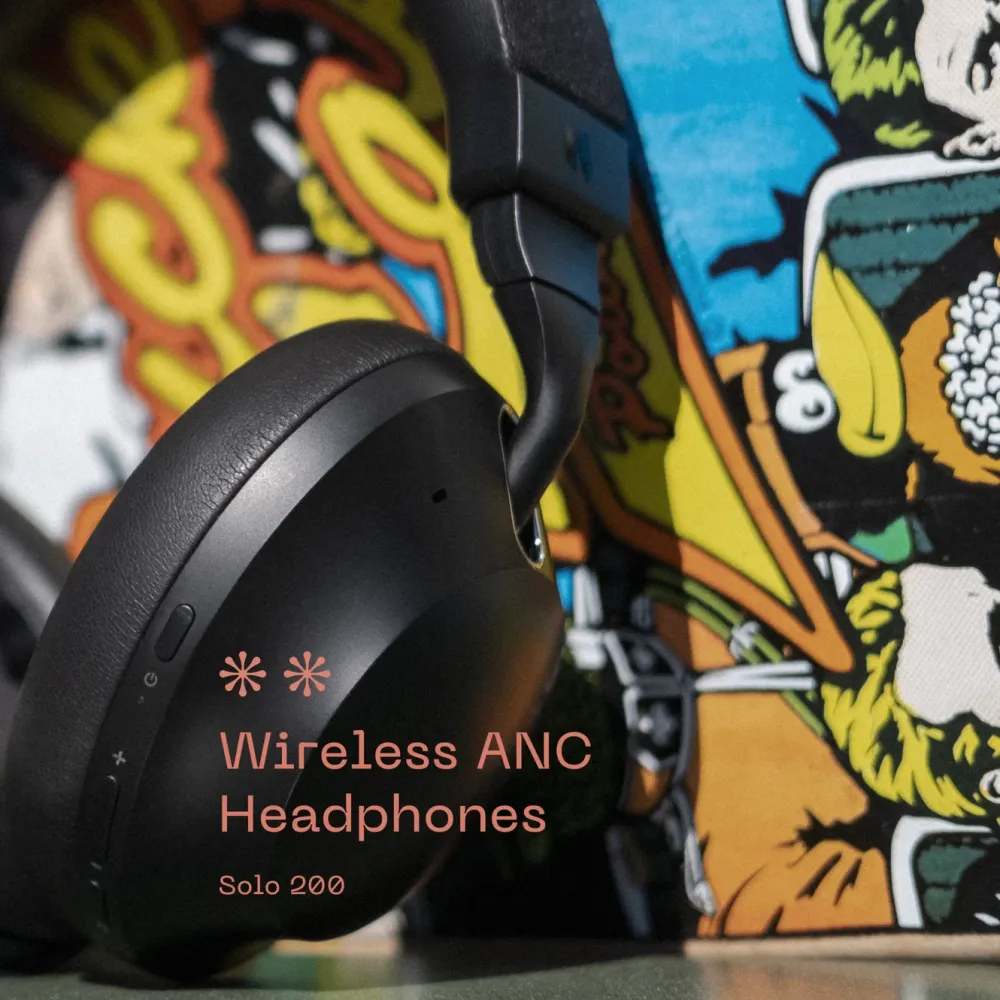 Nomadelic Iphone-Tilbehør|Hodetelefoner Og Hodesett|Hybrid ANC Headphones Solo 200