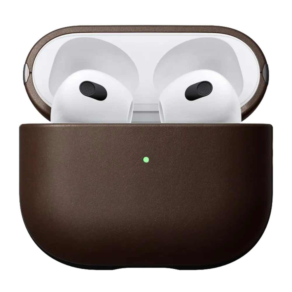 Nomad Hodetelefoner Og Hodesett|Modern Leather Case for Airpods Series 3 (2021)