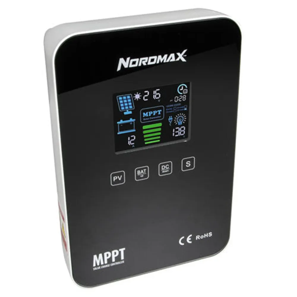 Nordmax Solceller Og Strømforsyning|MPPT Regulator med Bluetooth 20 A
