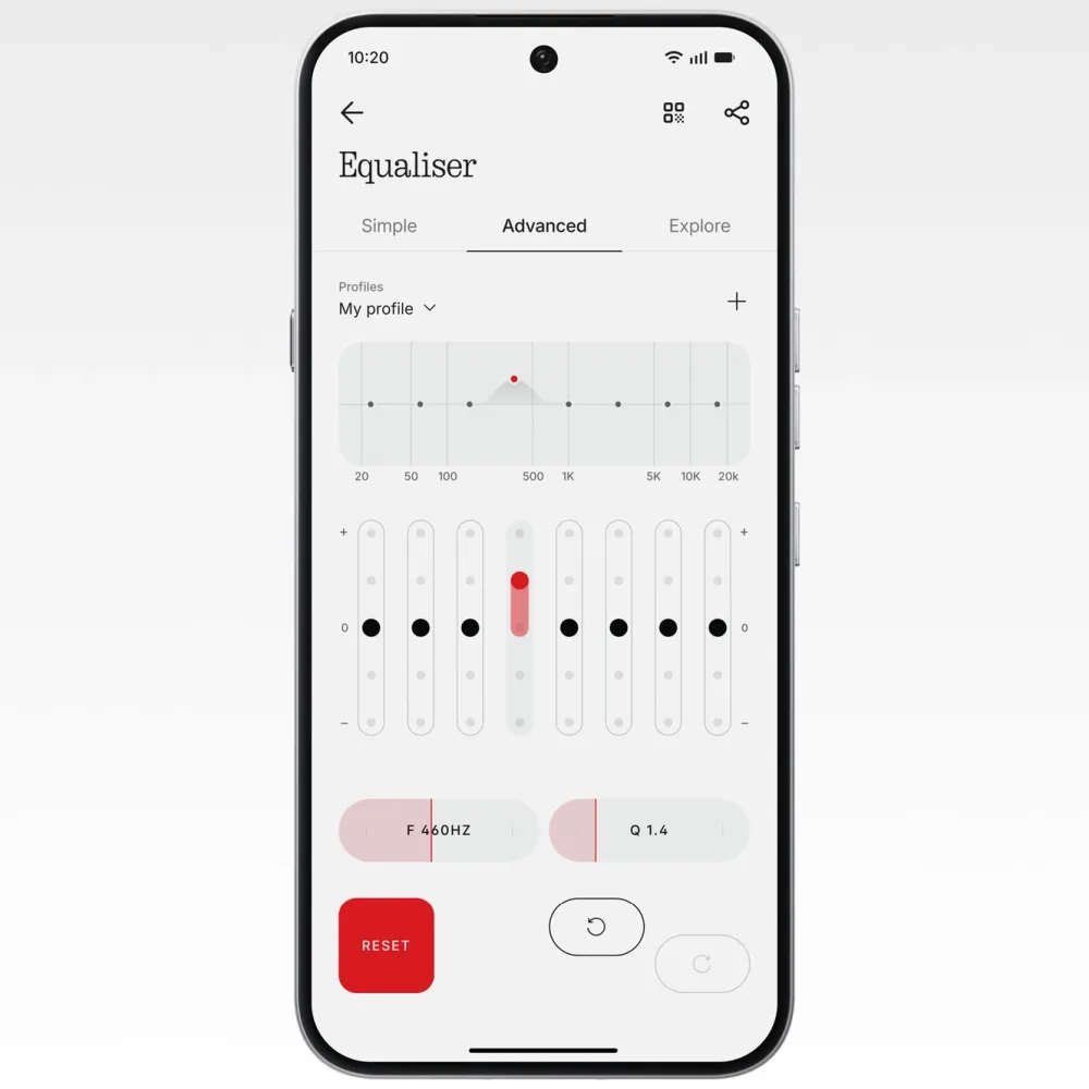 Nothing Dataheadset|Hodetelefoner Og Hodesett|Ear (3a) trådløse hodetelefoner