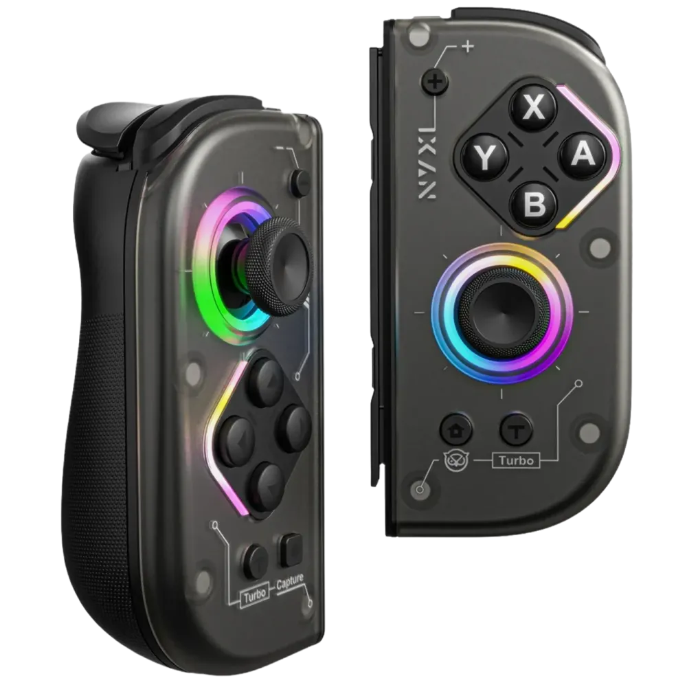 NYXI Skjermbeskytter Og Deksel|Gamingskjermer|Hyperion 2 Joy-Con til Nintendo Switch Svart