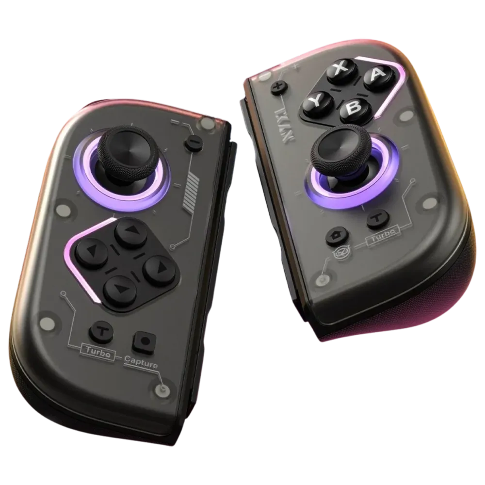 NYXI Skjermbeskytter Og Deksel|Gamingskjermer|Hyperion 2 Joy-Con til Nintendo Switch Svart