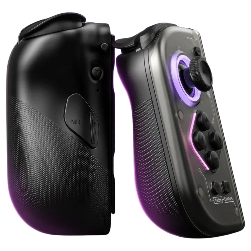 NYXI Skjermbeskytter Og Deksel|Gamingskjermer|Hyperion 2 Joy-Con til Nintendo Switch Svart