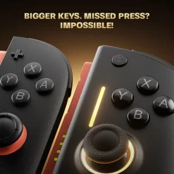 NYXI Skjermbeskytter Og Deksel|Gamingskjermer|Hyperion 3 trådløs JoyPad for Nintendo Switch 2 Svart