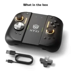 NYXI Skjermbeskytter Og Deksel|Gamingskjermer|Hyperion 3 trådløs JoyPad for Nintendo Switch 2 Svart