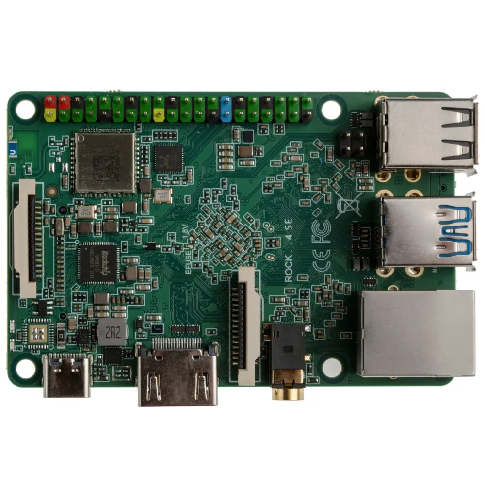 OKdo Ettkortsdatamaskin|Radxa Rock 4 SE Ettkortsdatamaskin med 4 GB RAM
