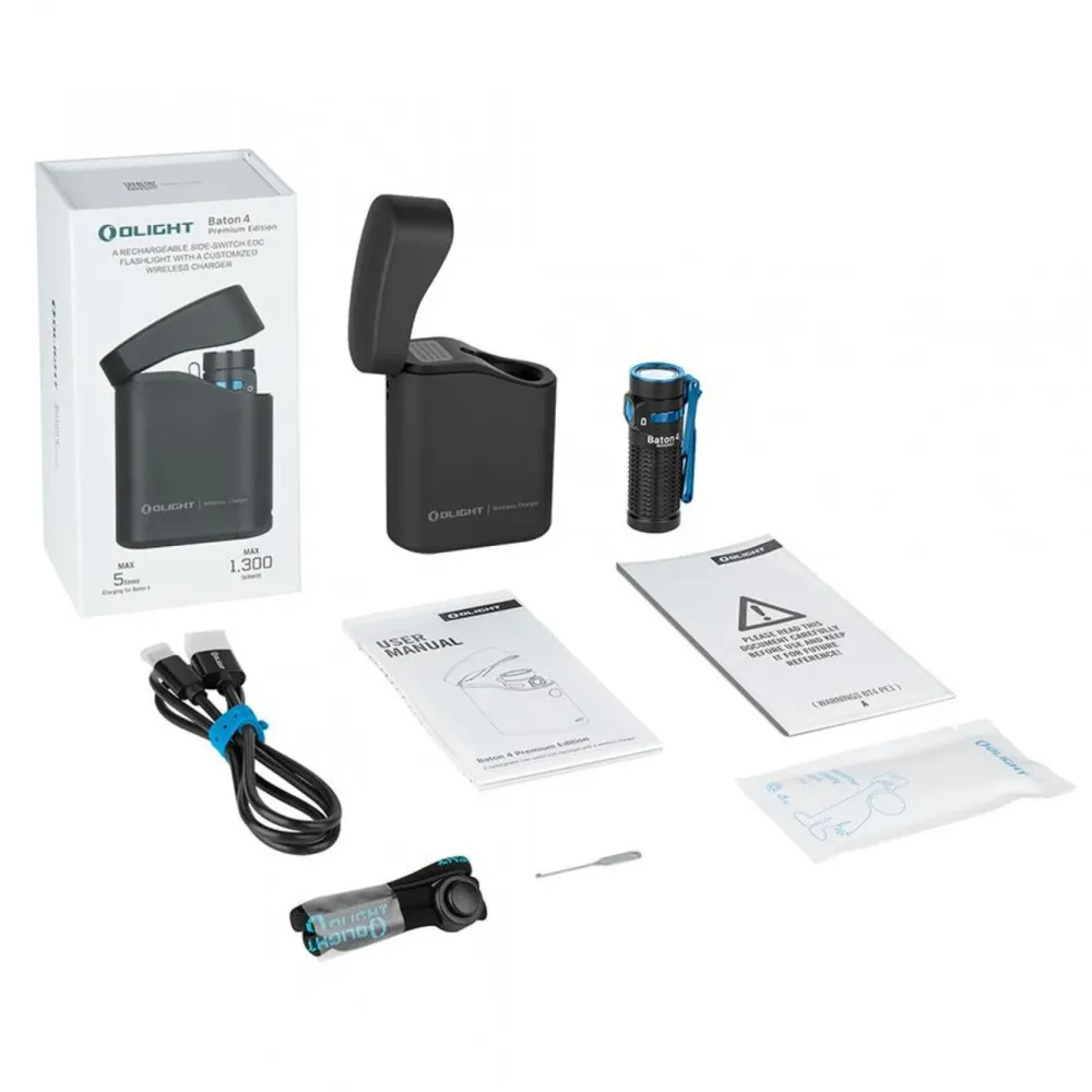 Olight Lommelykter|Baton 4 Premium Lommelykt med powerbank 1300 lm