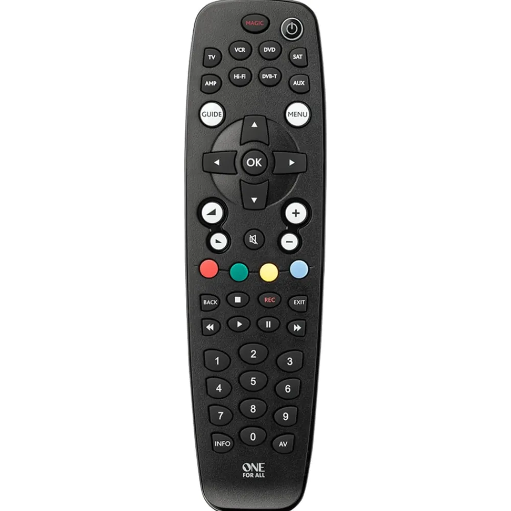 One For All Tv Og Tilbehør|Universalfjernkontroll for 8 enheter