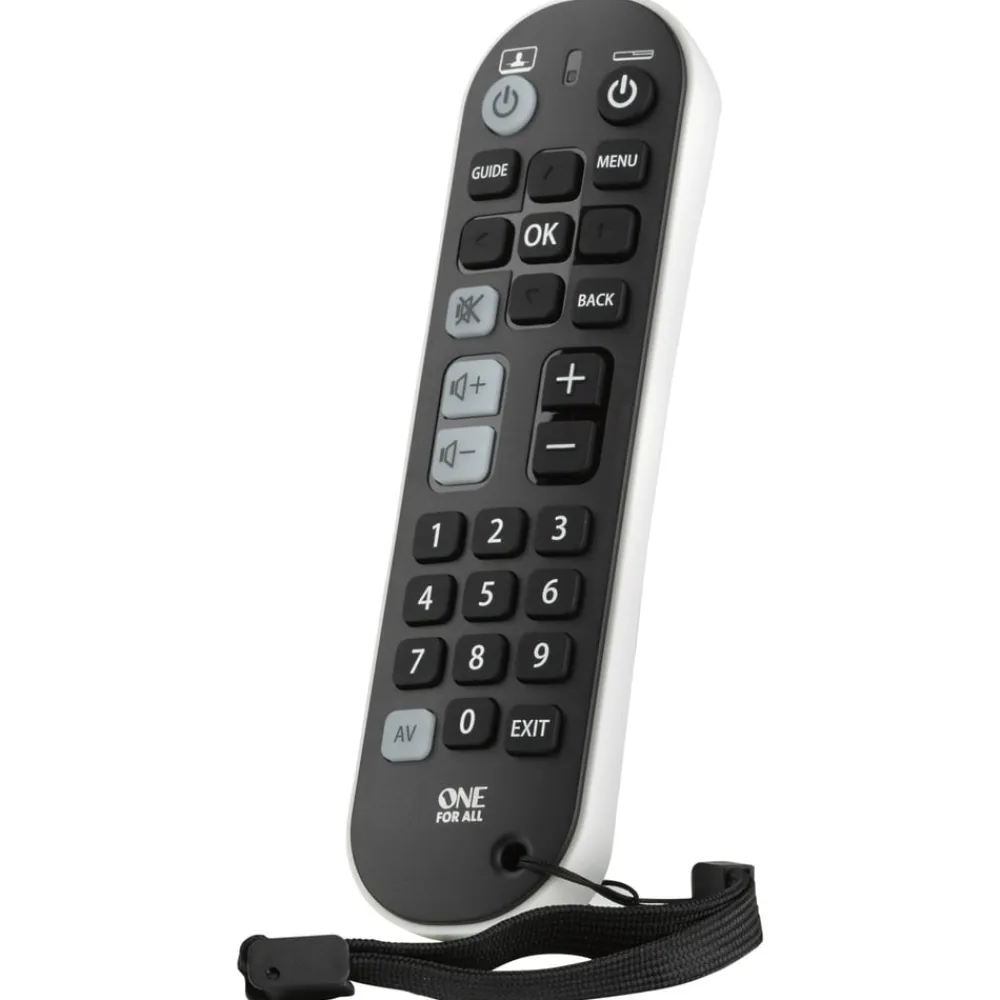 One For All Tv Og Tilbehør|Zapper + seniorfjernkontroll
