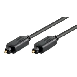 Kjell Lyd- & Videokabler|Optisk Toslink-kabel 2 m