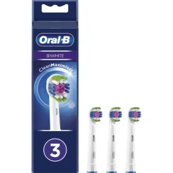 Oral-B Kropp Og Helse|3D White Tannbørstehode 3-pk.