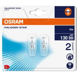 Osram Lyskilder|Halogenpærer G4 2-pk. 130 lm, 10 W