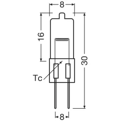 Osram Lyslenker|Taklamper|Halostar Oven ovnspære G4 10 W 2-pk.