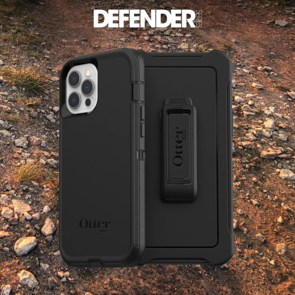 Otterbox Iphone-Tilbehør|Defender Robust deksel for iPhone 12 og 12 Pro
