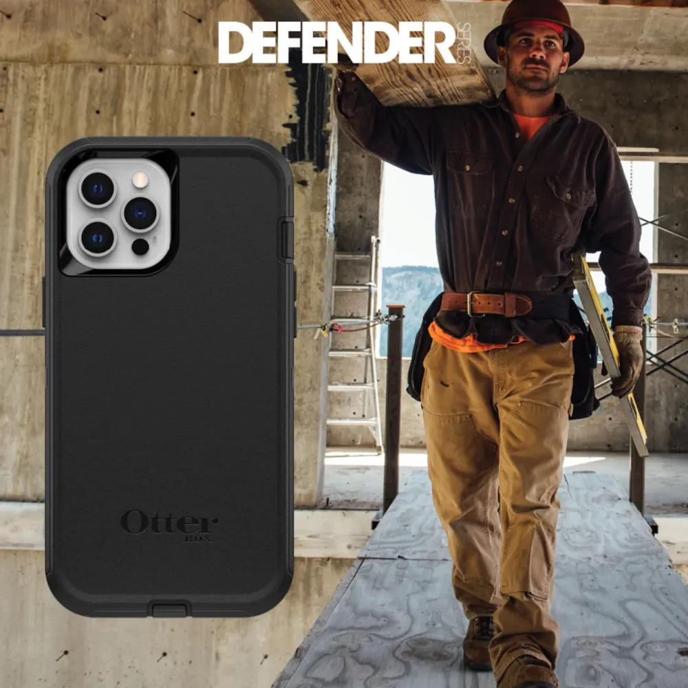 Otterbox Iphone-Tilbehør|Defender Robust deksel for iPhone 12 og 12 Pro