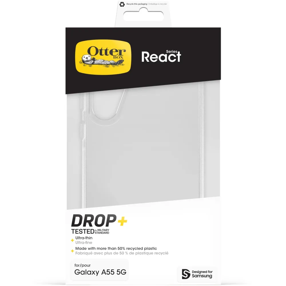 Otterbox Mobildeksler & Etui|React Etui for Galaxy A55 5G - Transparent