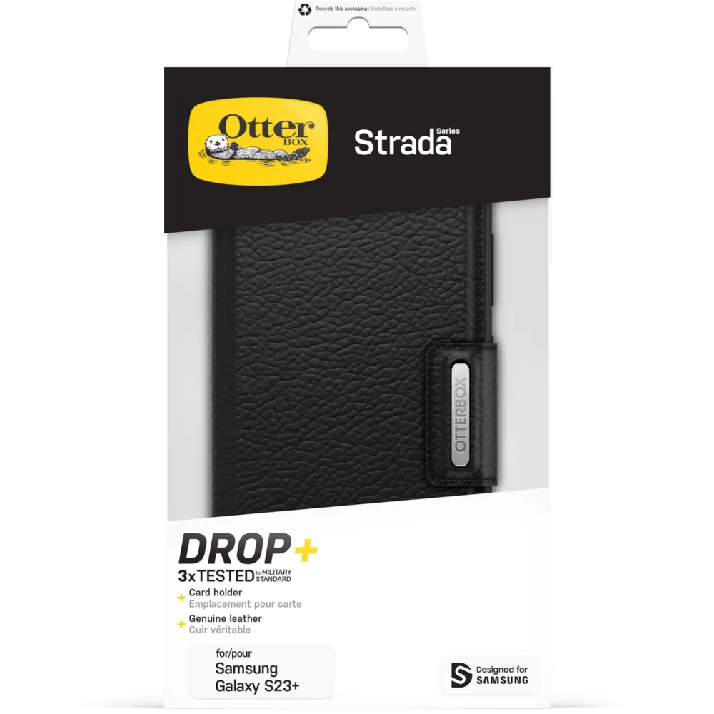 Otterbox Mobildeksler & Etui|Strada Etui i skinn for Galaxy S23 Plus