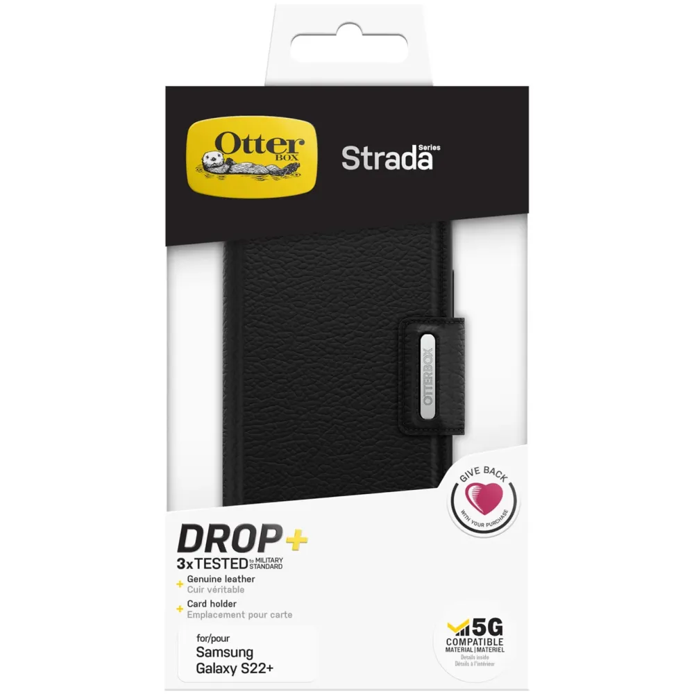 Otterbox Mobildeksler & Etui|Strada Etui i skinn for Galaxy S22 Plus
