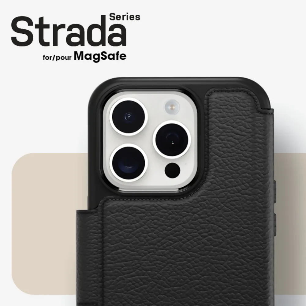 Otterbox Iphone-Tilbehør|Strada med Magsafe for iPhone 15 Pro