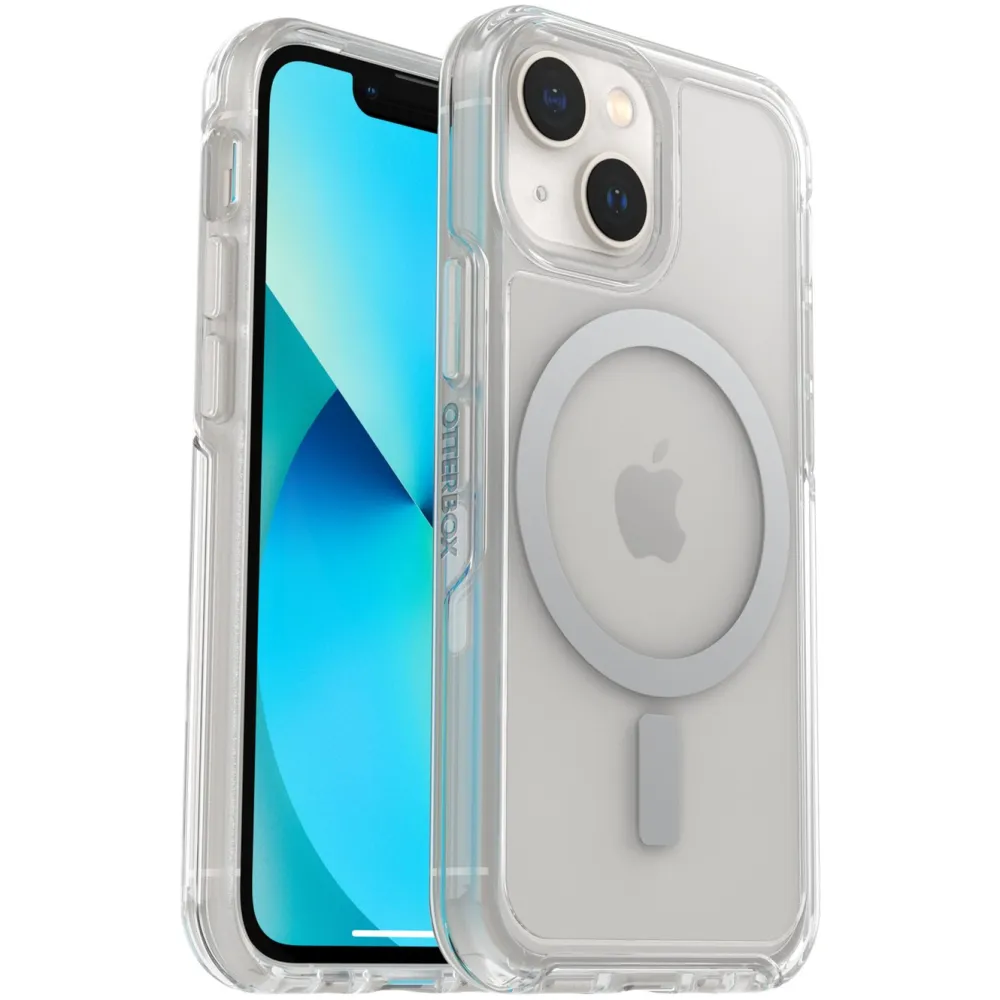 Otterbox Iphone-Tilbehør|Symmetry Plus Robust deksel for iPhone 13 Mini Gjennomsiktig