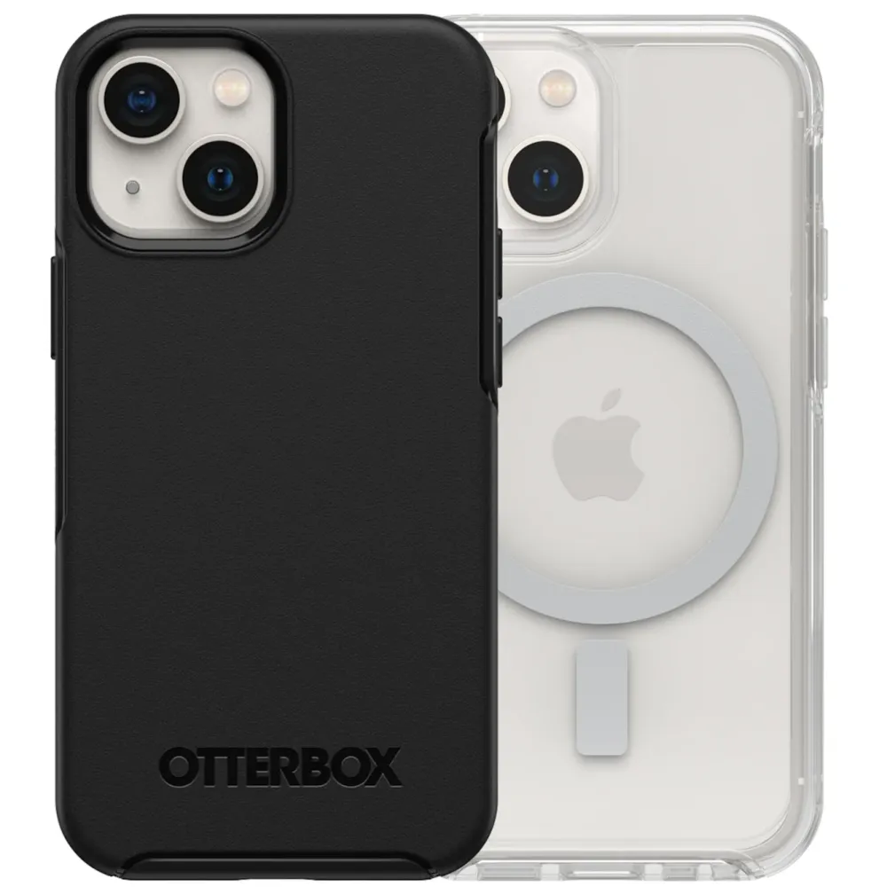 Otterbox Iphone-Tilbehør|Symmetry Plus Robust deksel for iPhone 13 Mini Gjennomsiktig